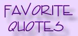 Favorite Quotes
